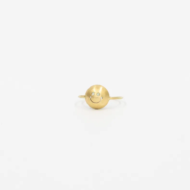 Black Barc 'Smiley' Ring